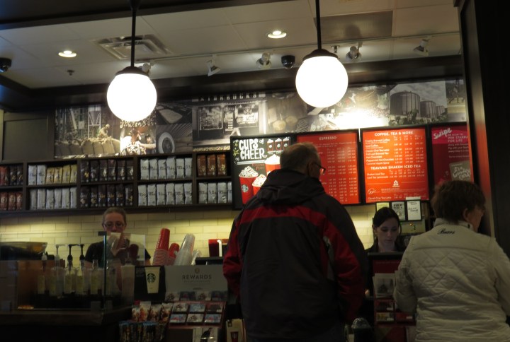 This Starbucks has been remodeled and redecorated in just the last year or two